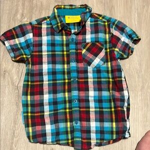 Colorful Plaid Kids Shirt